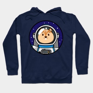 Guinea Pig Astronaut Space Themed Birthday Hoodie
